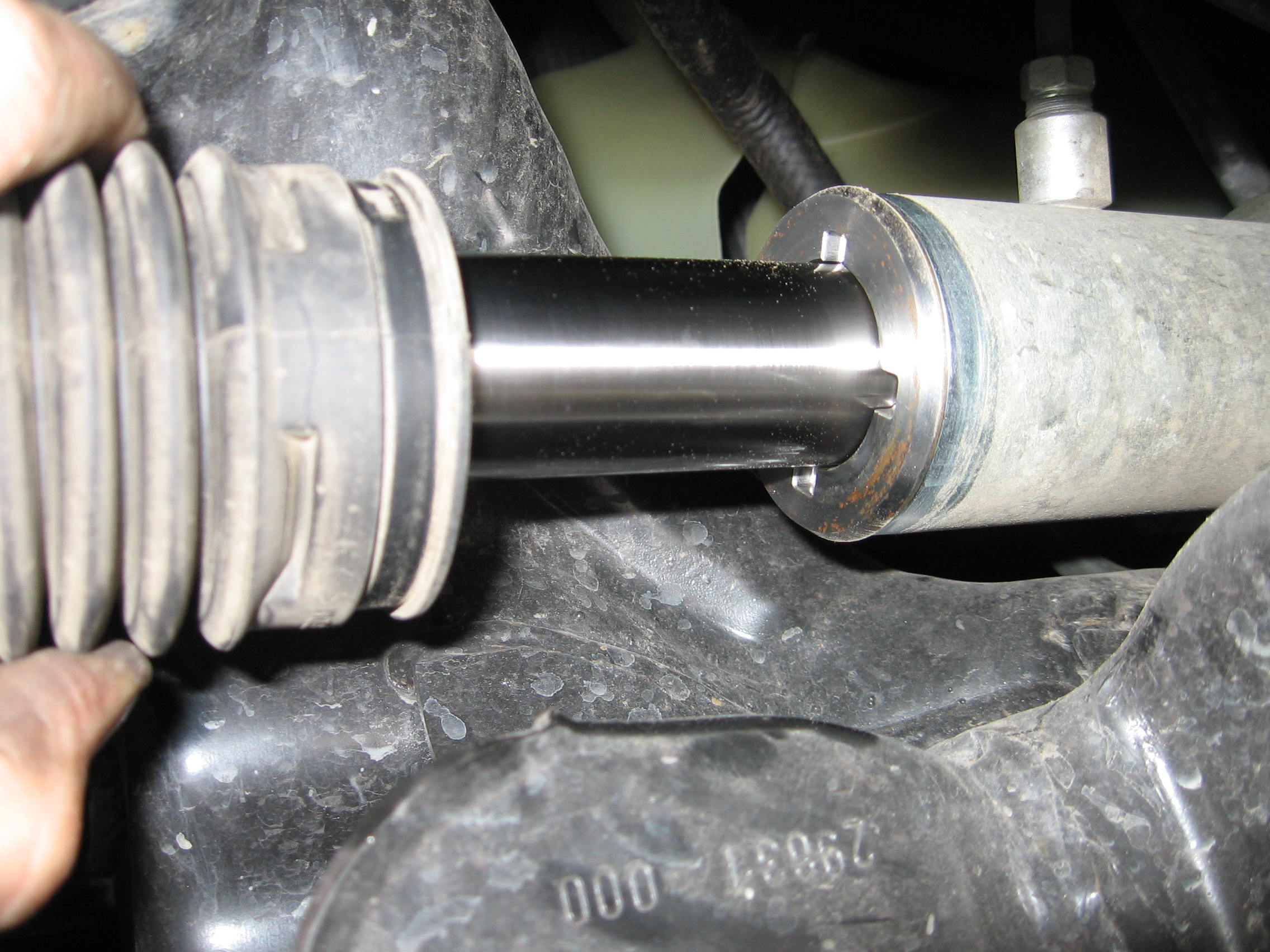 Nissan power steering rack leaking #5